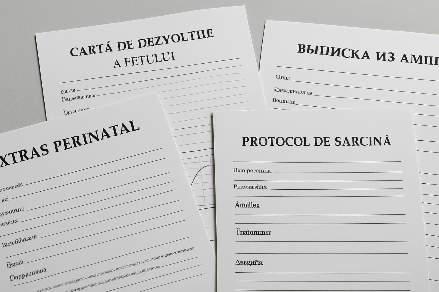 Как переводить перинатальные выписки, карты развития плода и протоколы ведения беременности с румынского на русский без потерь смысла