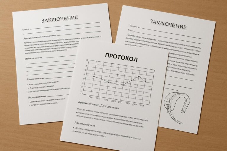 Точный голос диагноза: письменный медицинский перевод с грузинского на русский о заключениях сурдологов, логопедов и протоколах кохлеарной имплантации