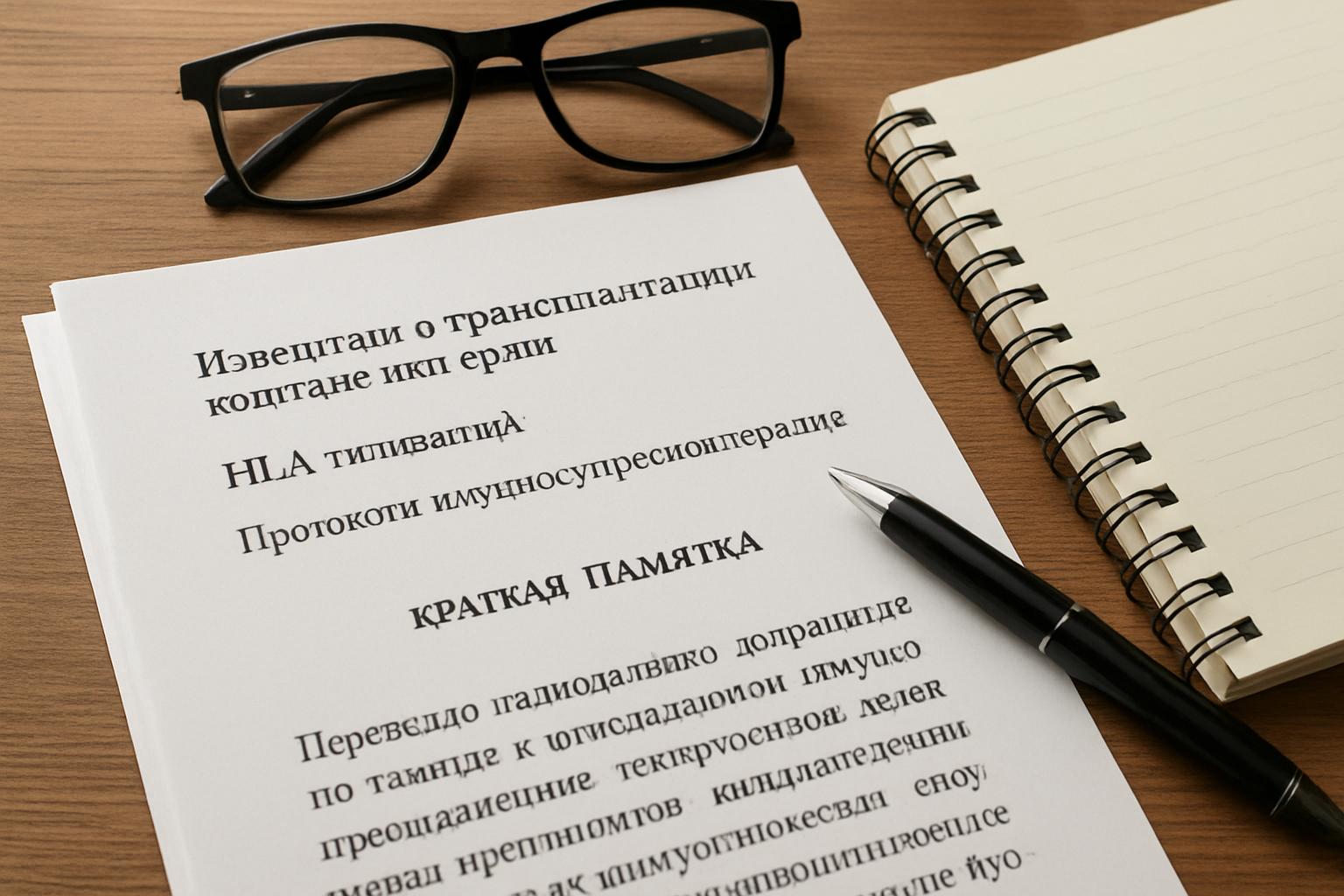 Письменный медицинский перевод с сербского на русский: отчёты по трансплантации костного мозга, HLA-типированию и протоколам иммуносупрессивной терапии. Краткая памятка для переводчика перед сдачей заказа Письменный медицинский перевод с сербского на русский: отчёты по трансплантации костного мозга, HLA-типированию и протоколам иммуносупрессивной терапии. Краткая памятка для переводчика перед сдачей заказа