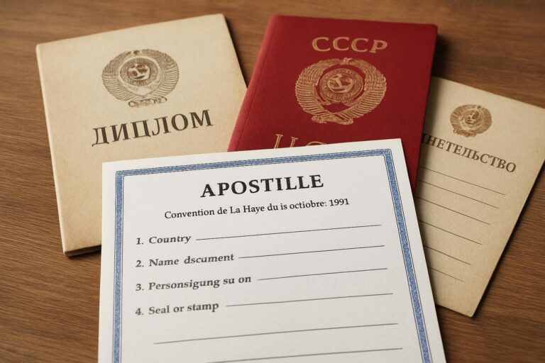 Как подготовить советские документы для зарубежных целей: апостиль, дубликат и реальные случаи